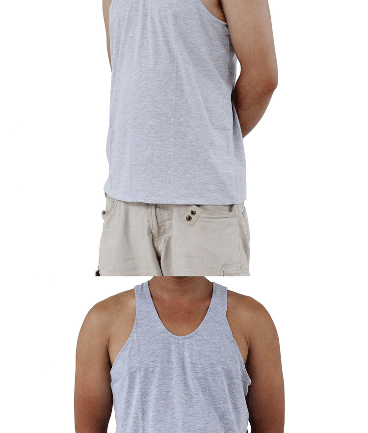 Mùa hè mỏng cha trung niên áo vest nam cotton thấm mồ hôi áo vest nam cộng với phân bón để tăng áo bra