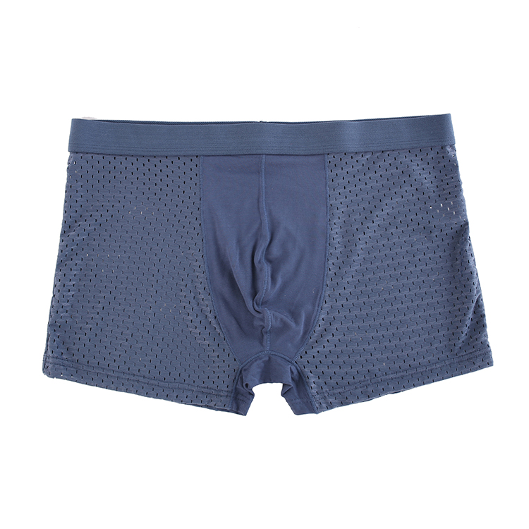 Mùa hè của Nam Giới Modal Boxer Lưới Quần Lót Trong Suốt Thoải Mái Thoáng Khí Quần Short Góc Băng Lụa Sợi Tre Mỏng