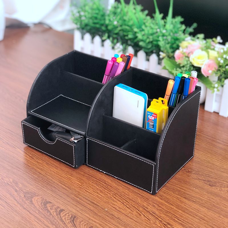 Office desk Desk Surface Pen Holder Containing box Students multifunctional drawer Large thickened minimalist Creative Fashion