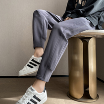 Plus Suede Pants Woman Autumn Winter Thickening Easy bouquet Thin New Harun Pants Wear Warm Casual Sports Pants