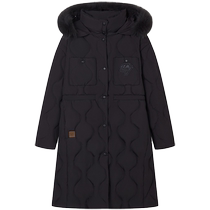 TeenieWeenie bear winter water-repellent soft mid-length down jacket casual outdoor warm jacket for women