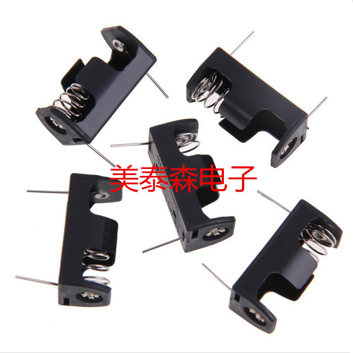 1 2AA battery holder ER14250 battery case 14250 single section with PCB needle battery holder CR2 battery holder