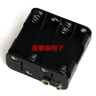 5-8 section with 9v button battery case 8aa back to back battery case 12v V 8-section battery holder