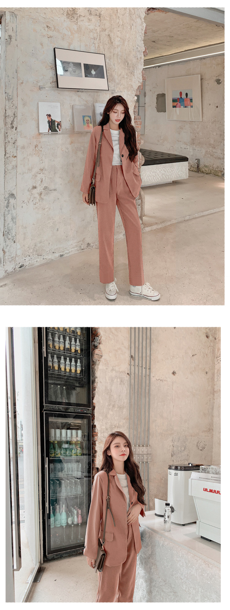 パンツセットアップ 女性用テーラードジャケット上下セット