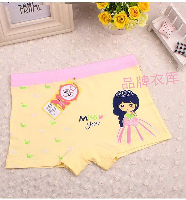Đồ lót cotton 8 trẻ em 10 cậu bé lớn bé gái hoạt hình quần short 12-13 học sinh tiểu học và trung học quần sip nam