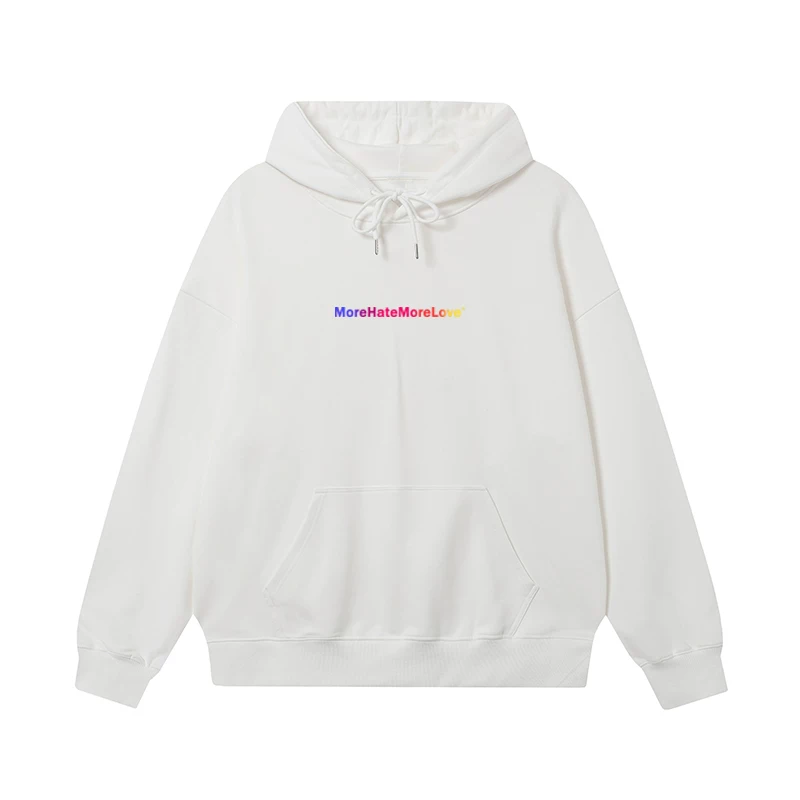 ANTI SOCIAL SOCIAL CLUB ASSC love and hate gradient letter print autumn and winter hoodie sweatshirt