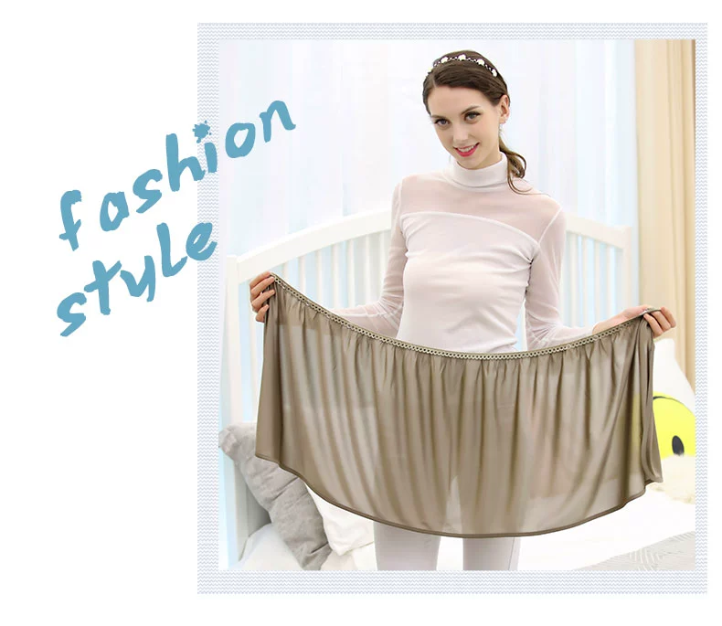 Song Rui bốn mùa phù hợp với trang phục bà bầu chăm sóc toàn diện 100% bằng sợi bạc thoải mái thoáng khí bạn bè