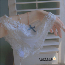Spot Japanese cute lace sexy gp breifs women low waist cotton sweet hip niche mesh underwear