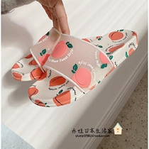 Japanese cute girl hipster indoor and outdoor thick soled home shoes summer strawberry gp soft soles Slipper niche