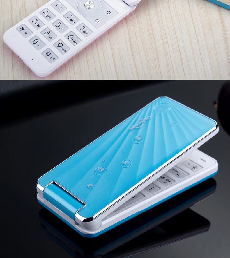 UniscopE / U W2014D lật điện thoại di động cũ điện thoại cũ lật điện thoại di động cũ lật điện thoại di động trẻ em điện thoại di động âm nhạc điện thoại di động nam nữ mô hình