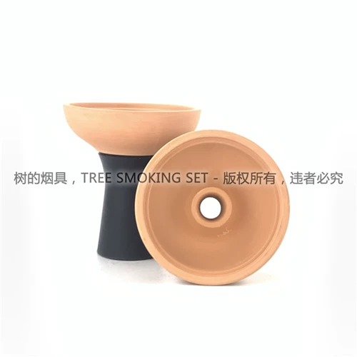 Керамика дым в чау Аравии водный дым Силиконовый чаша в середине -Сигаретный горшок с сигарет