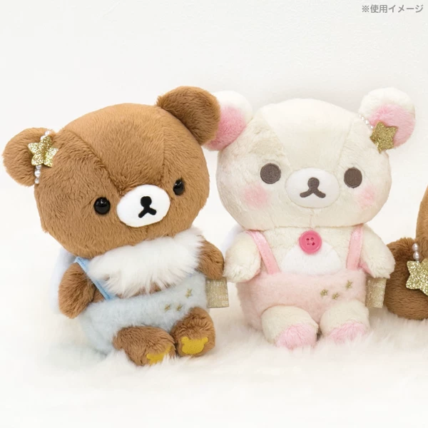 Япония San-X Easy Bear Rilakkuma Angel сидячая плюшевая кукла