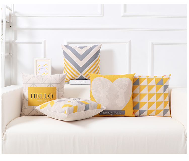 Trên gối bông bìa sofa đệm trải giường đệm tựa lưng đệm văn phòng xe eo với Bắc Âu - Trở lại đệm / Bolsters gối kèm chăn 2 trong 1