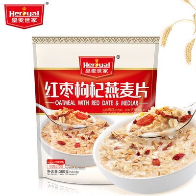 【皇麦世家】红枣枸杞燕麦片360g