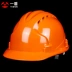 Mũ bảo hiểm dày ba thanh ABS chống va đập tại công trường trưởng nhóm xây dựng kỹ thuật xây dựng bảo hộ lao động mũ bảo hộ lao động nam có in 