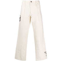 Sankuanz Shangguan Zhe slogan printed flared pants women 2021 new luxury