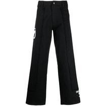 Sankuanz Shangguan Zhe slogan printed flared pants women 2021 new luxury