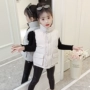 Cô gái vest mùa đông mặc áo thủy triều Hàn Quốc áo gile nhung trẻ em