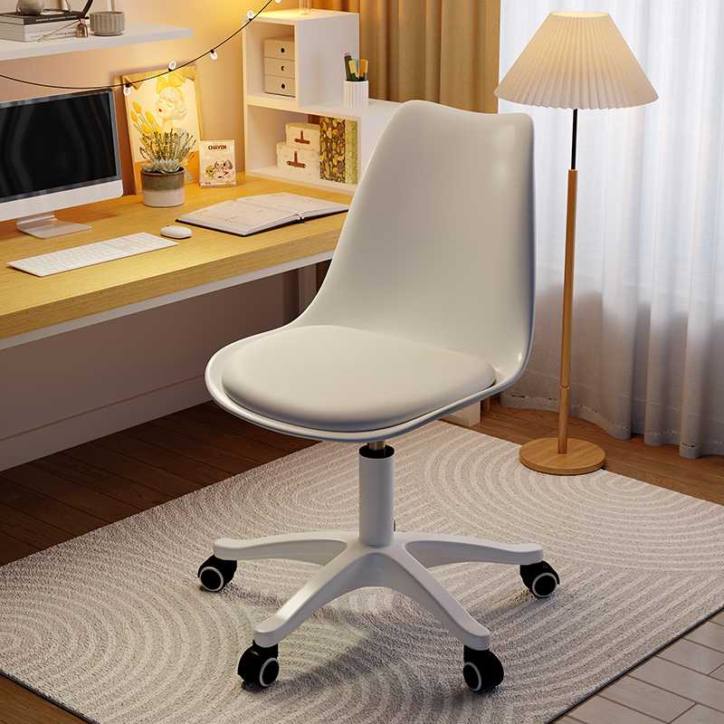 Home computer chair net red simple transparent stool bedroom study rotating lift back chair office study chair