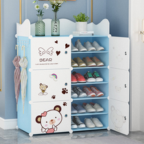Shoe Rack Simple Doorway Shoe Rack Sub home Economy Type of shoes Shoe Cabinet Containing room to look simple and dust-proof Dormitory God