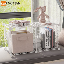 Balcony bedroom window short cabinet window window sill storage floor storage cabinet multifunctional storage rack plastic storage cabinet Cabinet