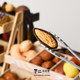 Miniature Simulated Nut Cabinet with Walnuts and Chestnuts, Miniature Food Play, Children's Pretend Play Convenience Store Scene Small Ornaments Toys