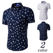 European and American style mens fashion print Beach short sleeve shirt Turkish balloon summer men t shirts