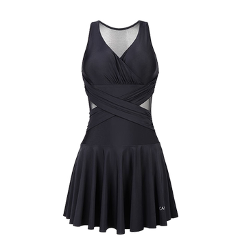 Camel one-piece swimsuit for women hot spring summer style skirt