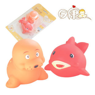 日康 宝宝洗澡玩具 戏水浮水游泳玩具 响声(2只装) RK-3681