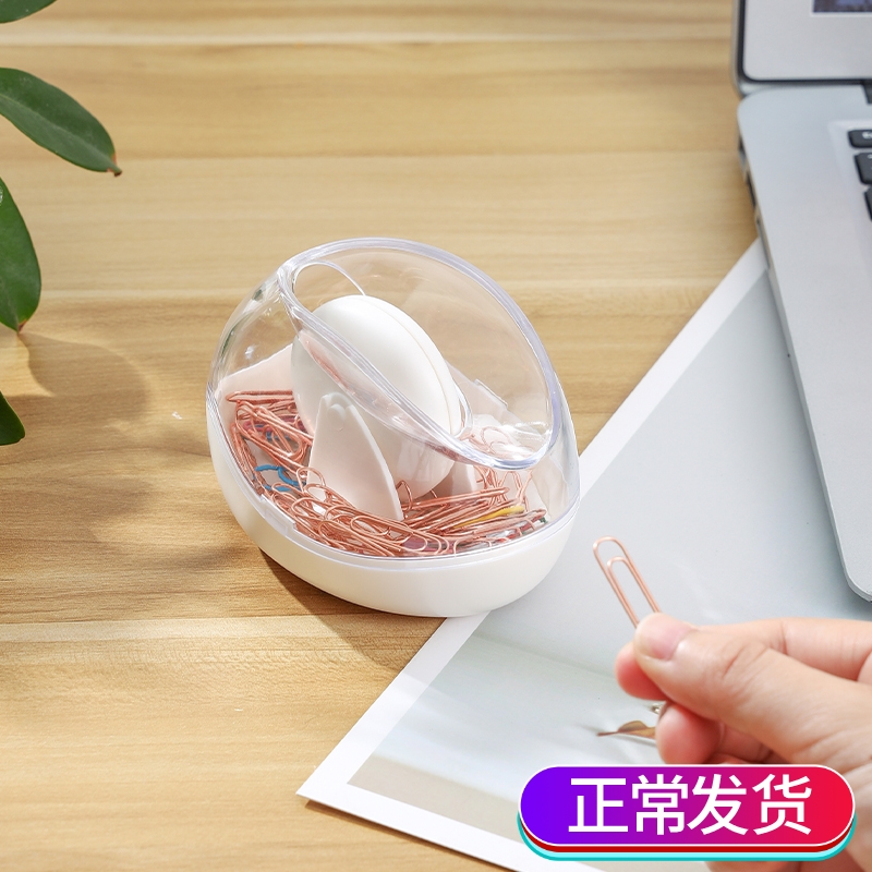 Japan magnetic suction back shaped needle containing box rolling type of needle box office containing plastic U shape back tattooed needle containing cylinder