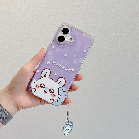 Style 2 — Girls Chiikawa Gradient Glitter iPhone Case