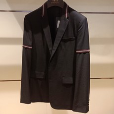 Пиджак, Костюм dior 迪奥 正品现货男士西服商务休闲西装 袖子红白黑条纹织带