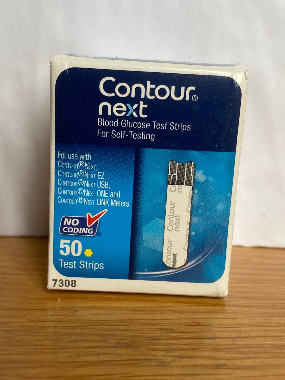 Small domestic stock Bayer Contour Next Test Strip 50 Strips 1box