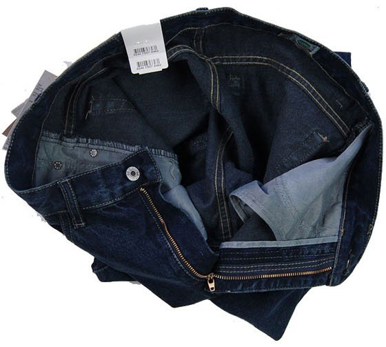 Apple jeans nam đích thực mùa xuân và mùa hè mỏng cổ điển cotton trung niên cao eo thẳng lỏng trung niên cha