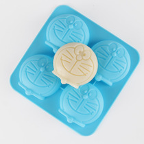 diy handmade soap soap silicone mold soap abrasive tool 4 hole Dingdang cat Doraemon full page about 220g