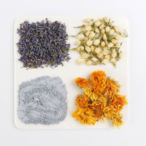 Handmade soap making diy material dried flower stone mud barley wagelia green juice rose Salt