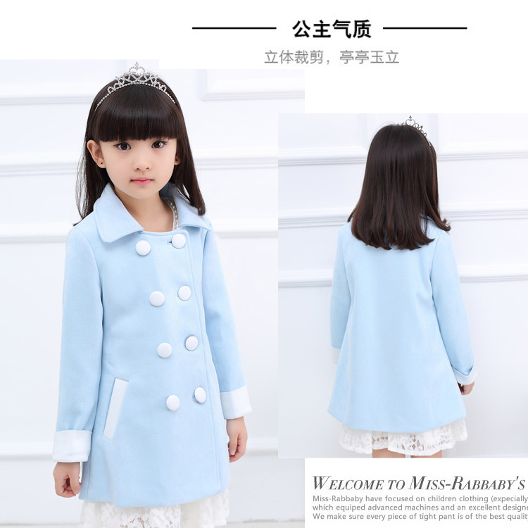 Manteau pour fille en laine - Ref 2161454 Image 50