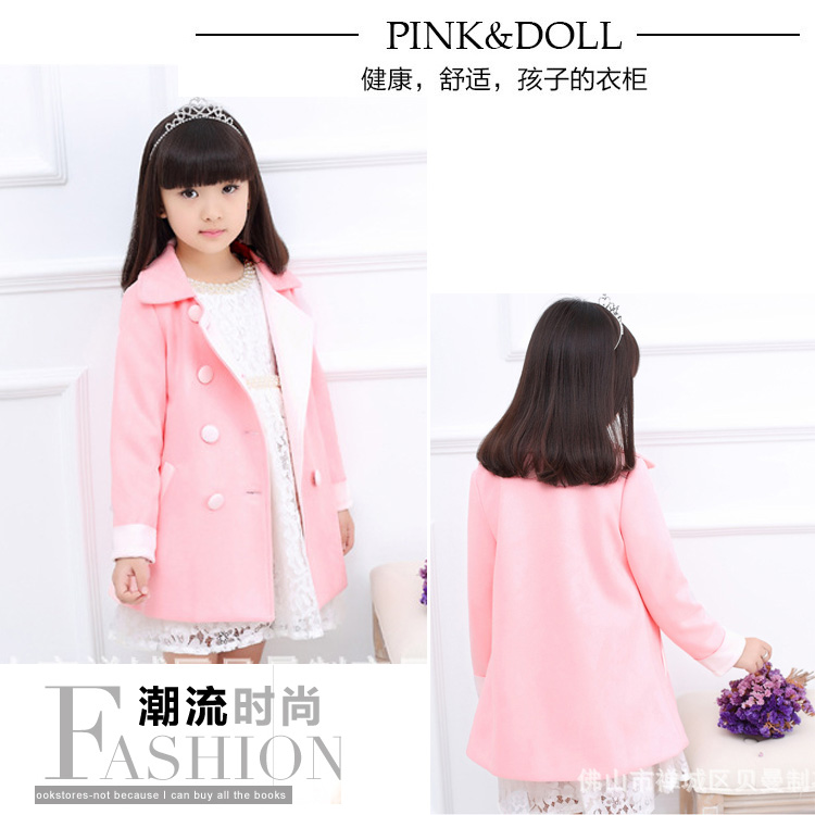 Manteau pour fille en laine - Ref 2161454 Image 46