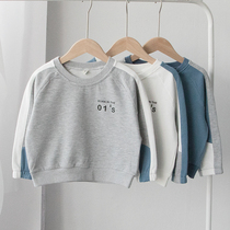Broken Code clearance is not refundable dont change your mind carefully take ~ boys sweater zhong xiao tong baby long-sleeved top spring and autumn childrens clothing