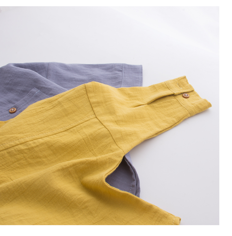 Áo sơ mi nam tay dài phiên bản hàn quốc 2018 mới xuân hè trẻ em áo cotton trẻ em áo mỏng bé shop đồ trẻ em