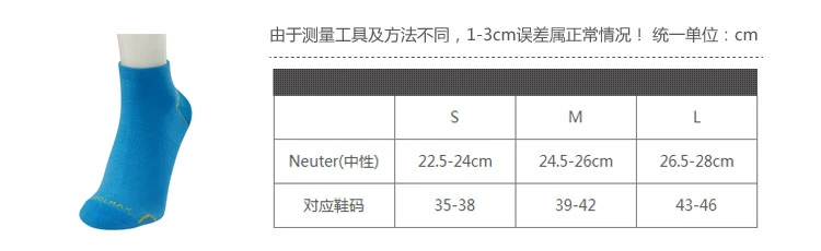 Vớ thể thao ngoài trời đá Kaile 3 đôi nam và nữ kiểu dáng thoáng khí giúp du lịch với vớ ngắn KH250006 - Vớ thể thao