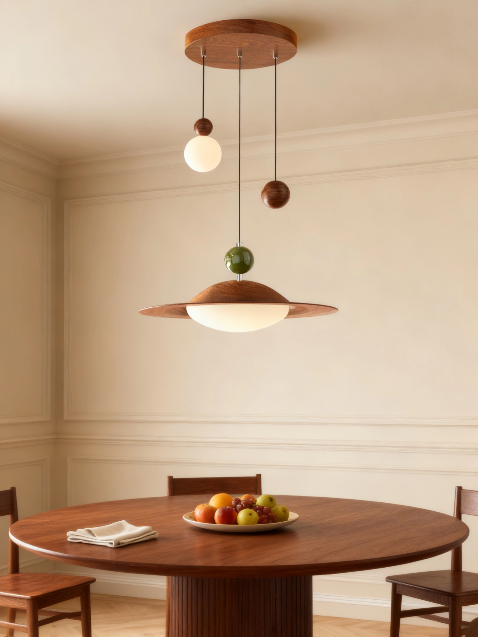 Medieval Style Restaurant Chandelier, Multi-Head Chandelier, Creative and Personalized Art, French Pastoral Style, Atmospheric Dining Table Lighting