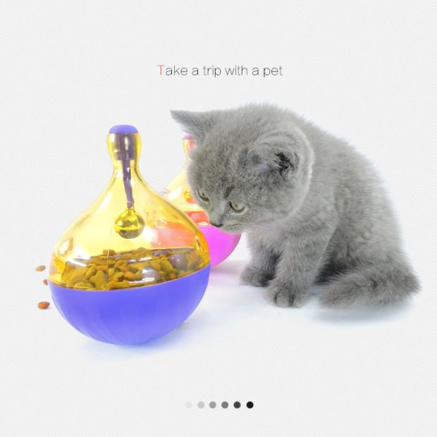 Pet chó đồ chơi cắn cắn mol chó con chó lớn Teddy tumbler tràn thức ăn bóng mèo giải pháp câu đố đồ chơi chó gặm xương
