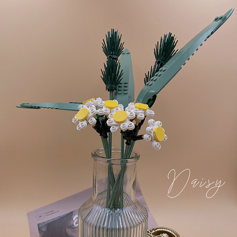 益智玩具lego花束花瓶積木永生花玫瑰仿真花成年高難度女孩系列 Yahoo奇摩拍賣