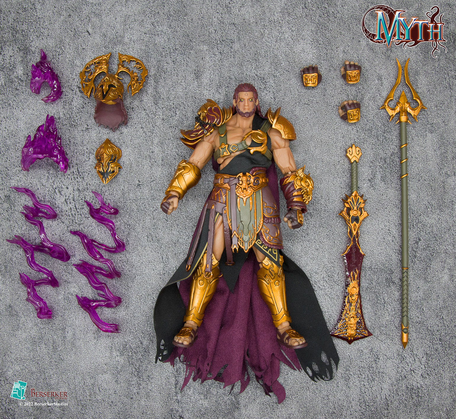 New Berserker Studios M02 1/12 Greek Mythology Hero Hades Action