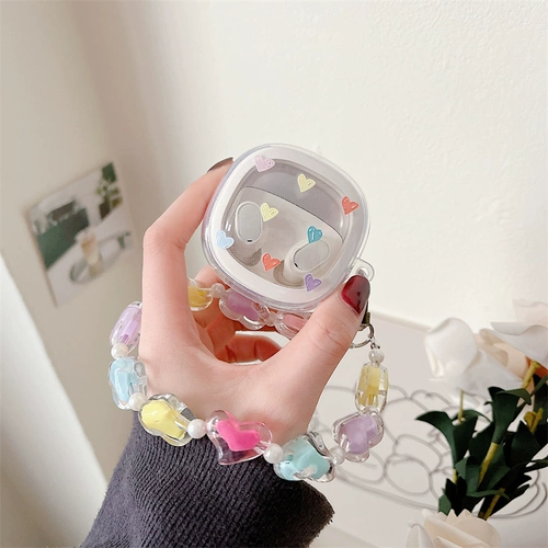 Применимо к Besi WM02+ защитный корпус Baseus Bowie WM02+ Беспроводная гарнитура Bluetooth Case WMO2 Цифровой дисплей Силиконовый мягкий оболочка Besi WM01 Творческий простой симпатичный женский браслет