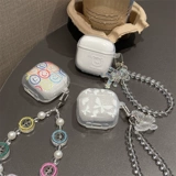 Huawei, мультяшная совместимая цепь, защитный чехол, беспроводные силиконовые наушники, прозрачная защитная сумка с зарядкой, bluetooth, защита при падении