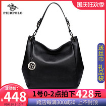 Paul 2019 autumn and winter new leather Women bag Hand bag simple fashion casual middle-aged mother shoulder shoulder bag