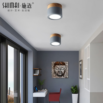 Corridor aisle lights Simple modern led entrance entrance channel ceiling lights Creative personality Nordic Balcony lamps