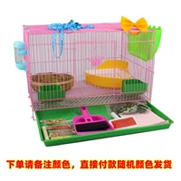 Pet Rabbit Cage Pet Rabbit Luxury Cage Villa Gont Free Hanure Очистка анти -размноженная ящика мочи